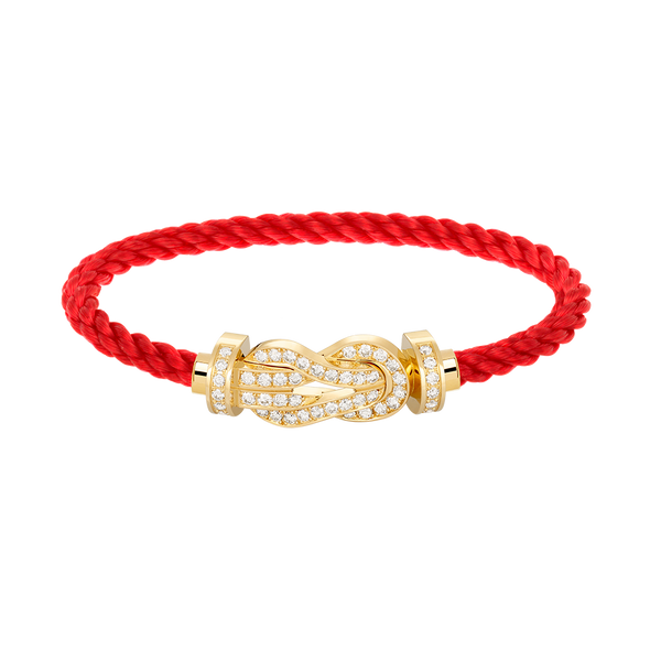 ˇShiny JewelryˇCHANCE LARGE 8 FIGURE BUCKLE FULLDIAMOND BRACELET GOLD