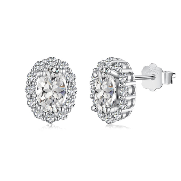ˇShiny JewelryˇDelicate Unique Oval Cut Daily Earrings