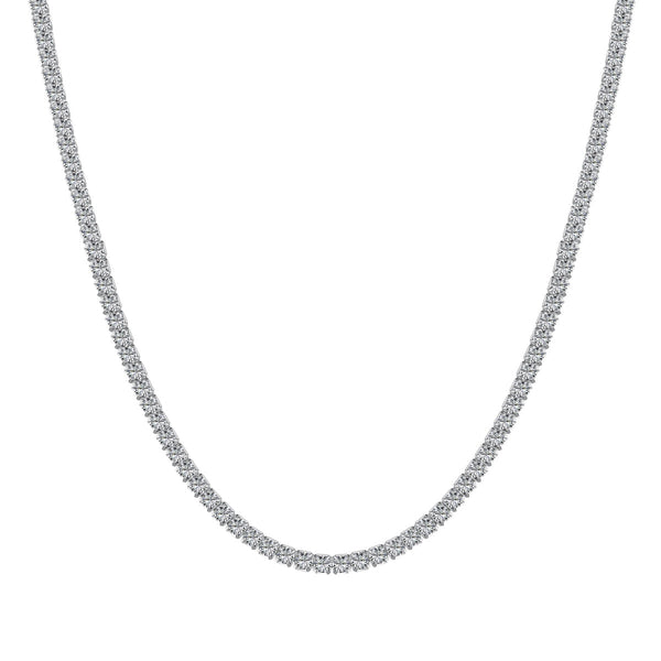 ˇShiny JewelryˇDelicate Round Shape Tennis Necklace