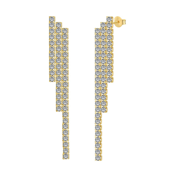 ˇShiny JewelryˇLuxurious Dainty Banquet Earrings