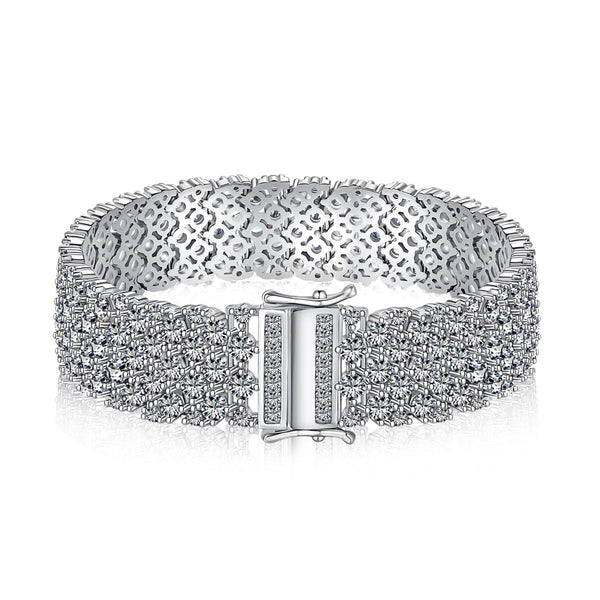 ˇShiny JewelryˇOrnate Elegant Round Cut Party Bracelet