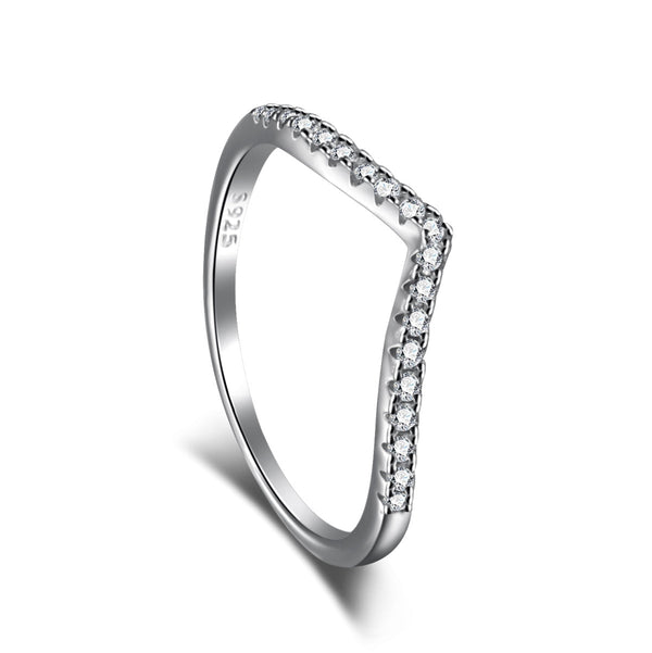 ˇShiny JewelryˇElaborate Tennis Band Ring
