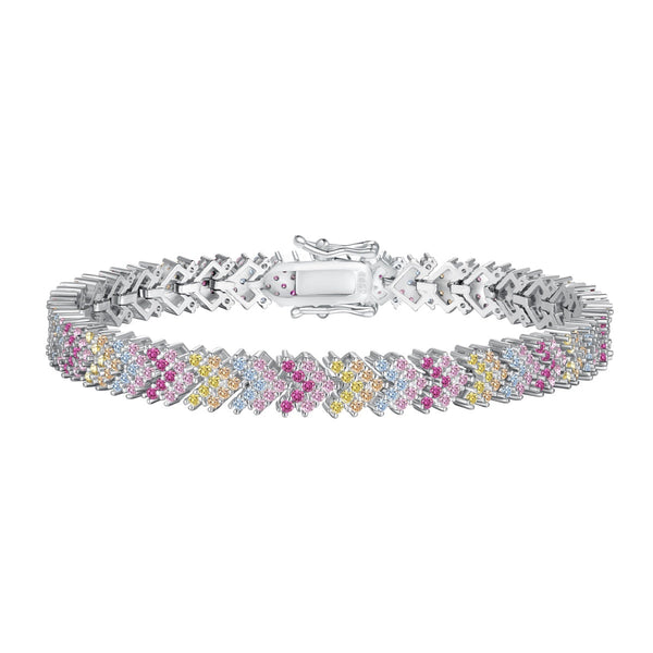 ˇShiny JewelryˇOrnate Sparkling Round Cut Party Bracelet