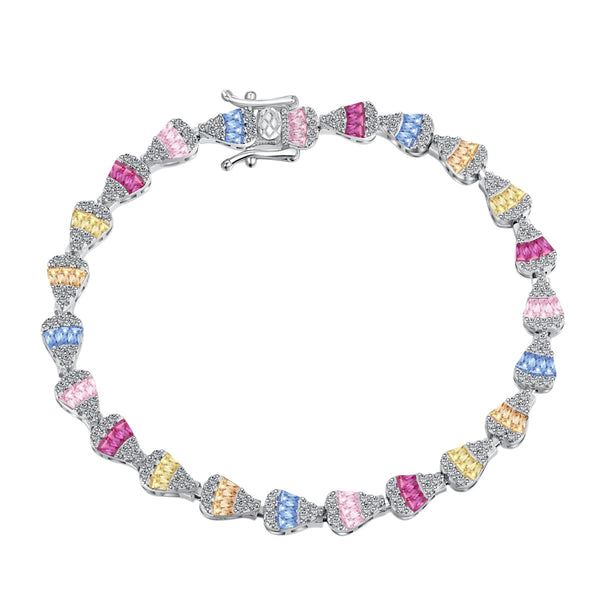 ˇShiny JewelryˇRadiant Water Drop Shape Daily Bracelet