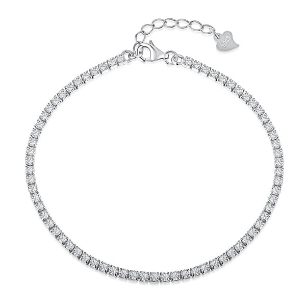 ˇShiny JewelryˇRadiant Shinning Princess Cut Tennis Bracelet
