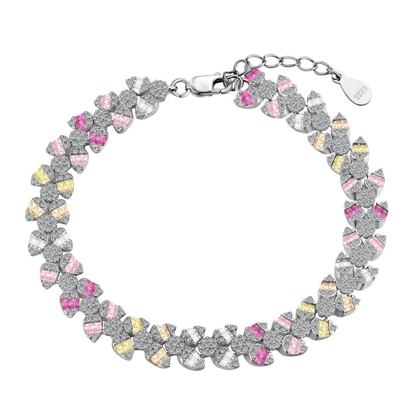ˇShiny JewelryˇDainty Exquisite Flower Shape Daily Bracelet