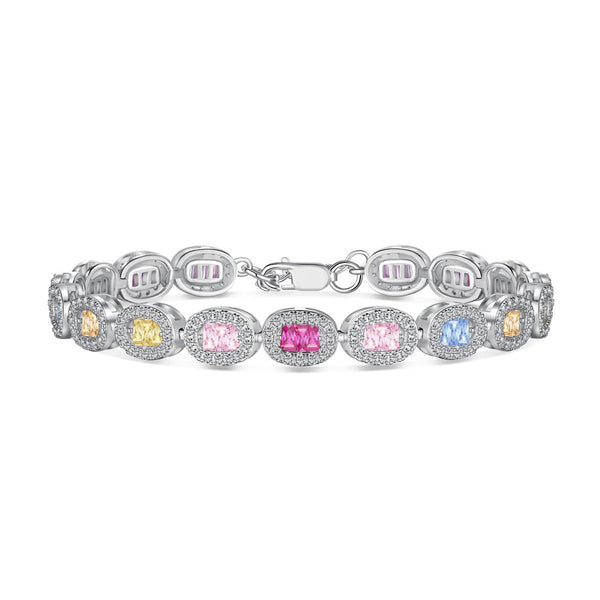 ˇShiny JewelryˇExquisite Ornate Emerald Cut Daily Bracelet