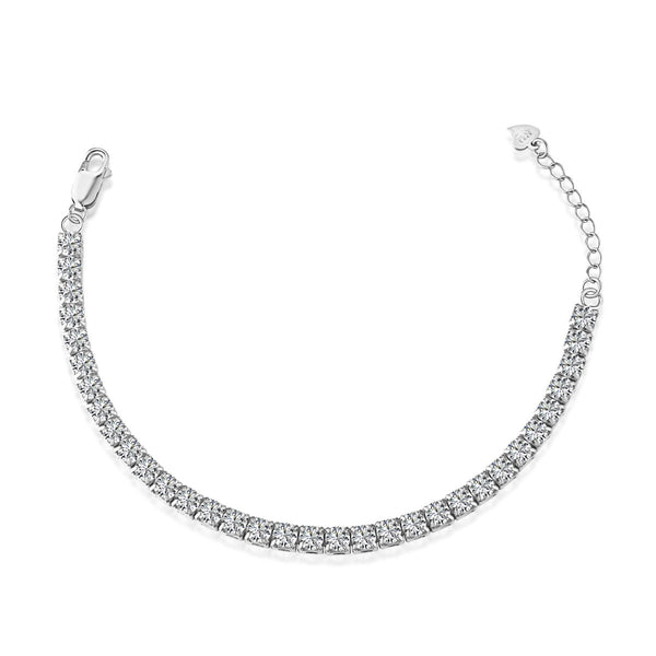 ˇShiny JewelryˇSparkling Radiant Princess Cut Tennis Bracelet
