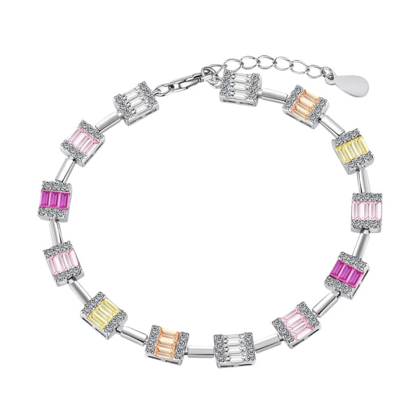 ˇShiny JewelryˇDainty Charming Emerald Cut Daily Bracelet