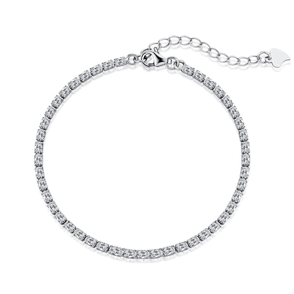 ˇShiny JewelryˇElegant Emerald Cut Daily Bracelet