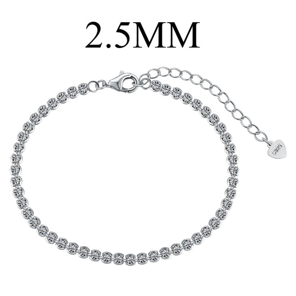 ˇShiny JewelryˇDazzling Sparkling Round Cut Daily Bracelet