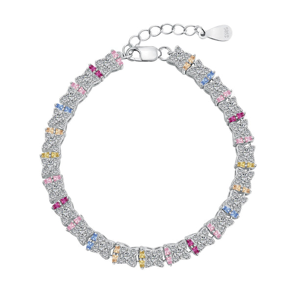 ˇGlänzender SchmuckˇEinzigartiges buntes Armband in Blumenform für den Alltag