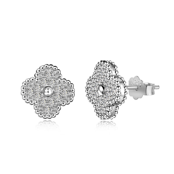ˇShiny JewelryˇFour Leaf Clover Fashion Earrings