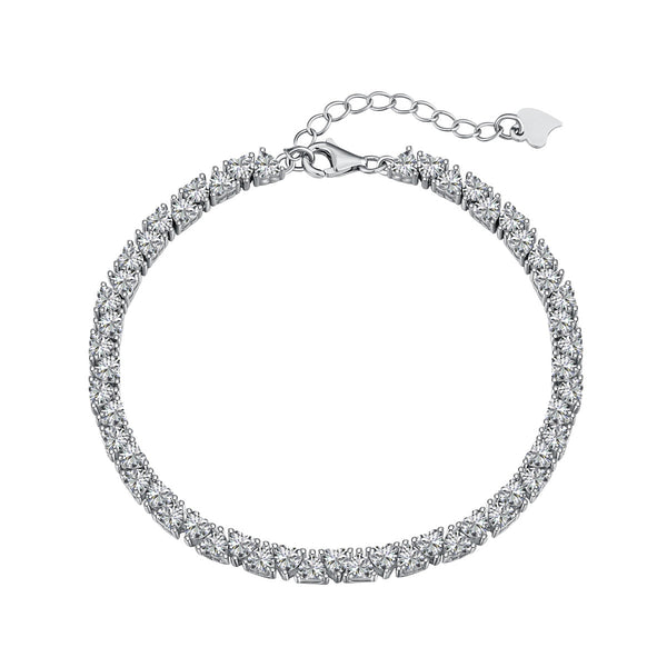 ˇShiny JewelryˇDazzling Romantic Heart Shape Lover Bracelet