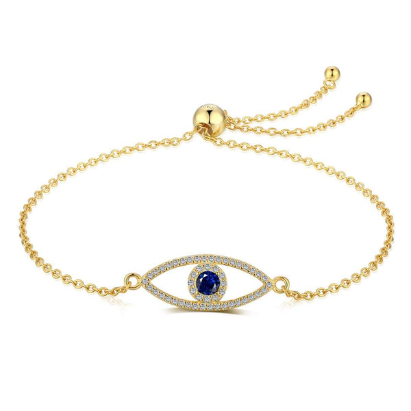 ˇShiny JewelryˇArmband mit Teufelsauge-Hohldesign