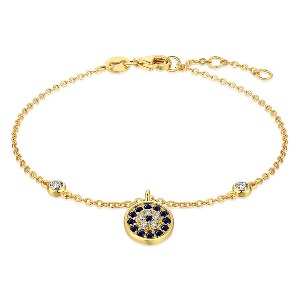 ˇShiny JewelryˇTeufelsauge-Armband in runder Form