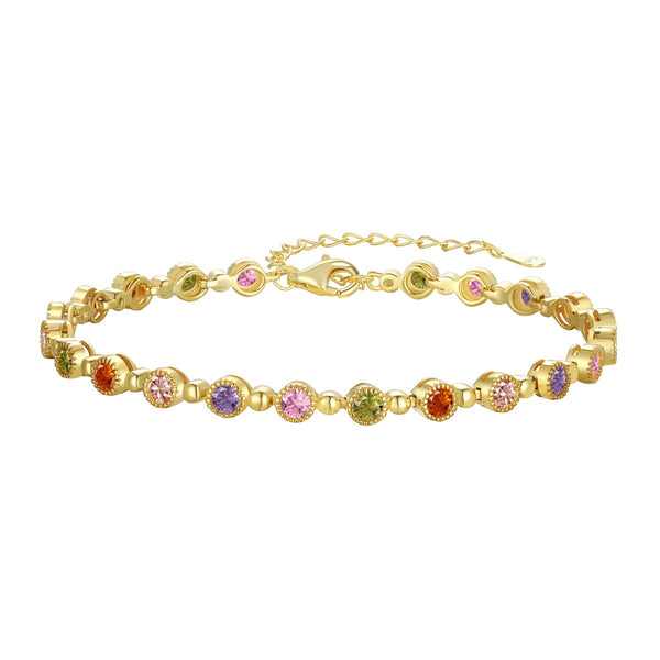 ˇShiny JewelryˇSparkling Exquisite Round Cut Party Bracelet