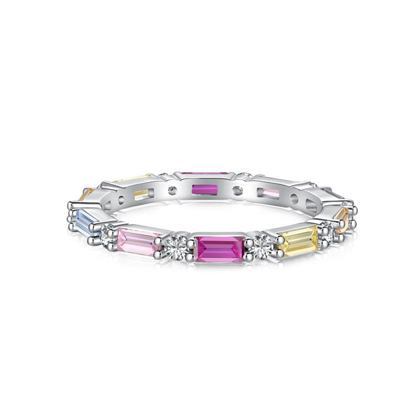 [SHINY]Lively In Shades Elegant Radiant Cut Daily Ring