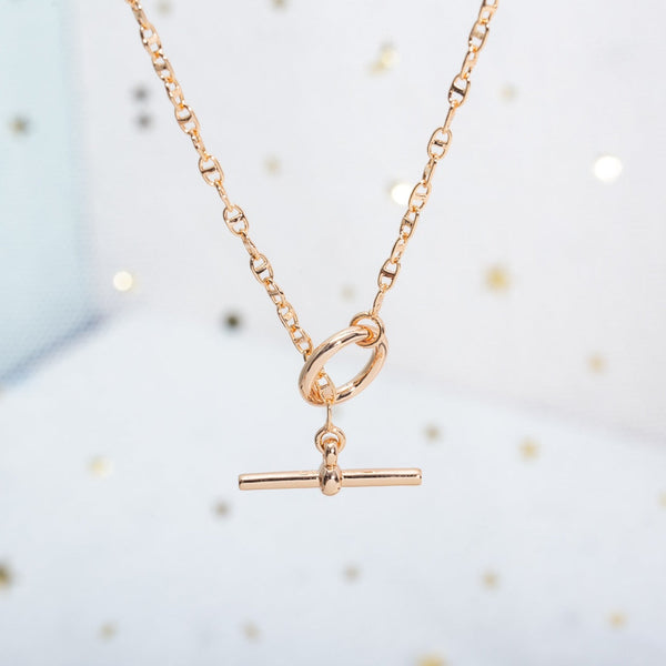 ˇShiny JewelryˇECHAPPEE HALSKETTE ROSA GOLD
