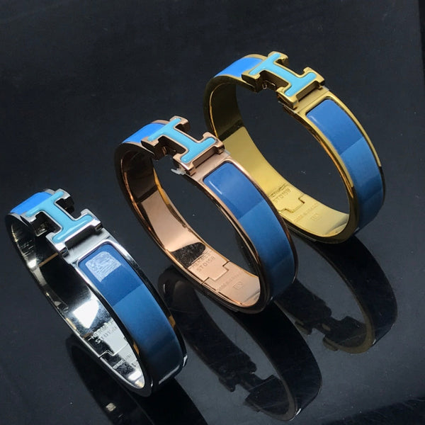 ˇShiny JewelryˇH ARMBAND BLAUER REGENBOGEN KERAMIK