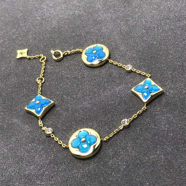 ˇShiny JewelryˇSTAR AND SUN TURQUOISE 4 MOTIFS 3 DIAMONDS