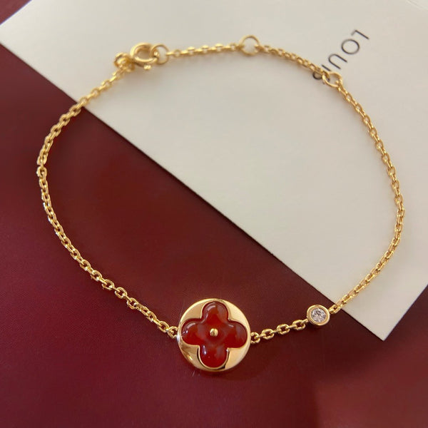 ˇShiny JewelryˇSUN PEDANT CARNELIAN BRACELET