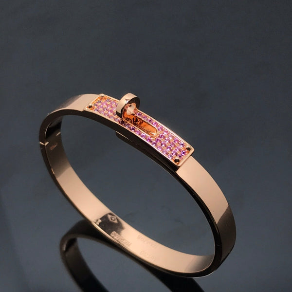 ˇShiny JewelryˇKELLY ARMBAND ROSA DIAMANT