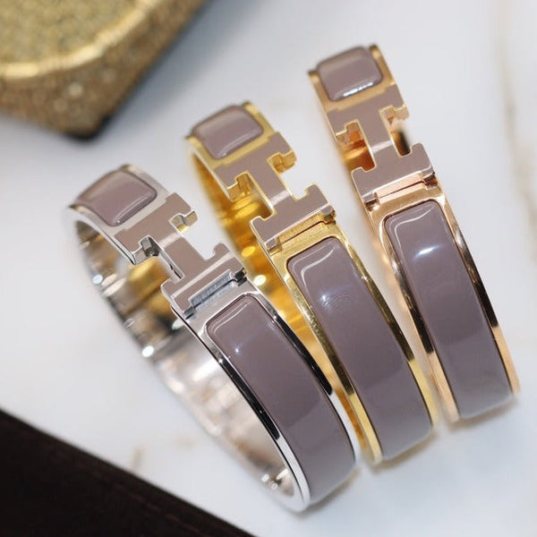 ˇShiny JewelryˇH ARMBAND 12MM BRAUN
