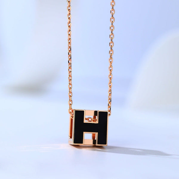 ˇShiny JewelryˇH CAGE ROSA GOLD HALSKETTE