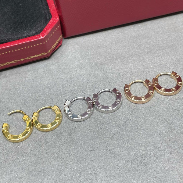 ˇShiny JewelryˇLOVE MINI EARRINGS