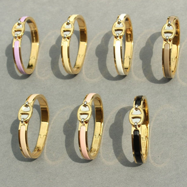 ˇShiny JewelryˇCLIC CHAINE GOLD ARMBAND