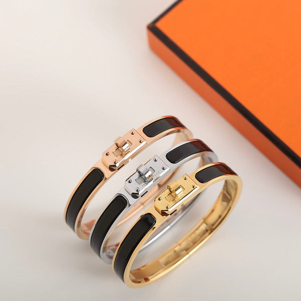 ˇShiny JewelryˇHM KELLY SCHWARZES ARMBAND