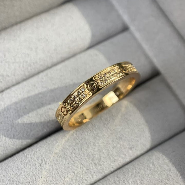 ˇShiny JewelryˇLOVE RING 2.65MM DIAMOND