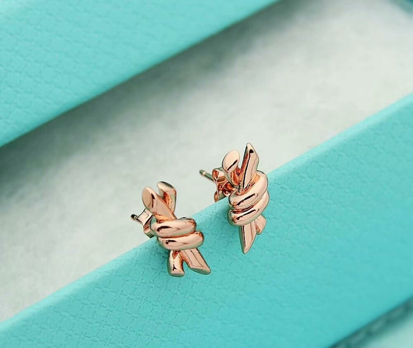 ˇShiny JewelryˇKNOT POLISHED EARRINGS