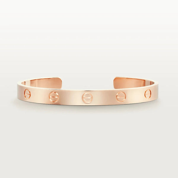 ˇShiny JewelryˇLIEBE ARMBAND 6,1MM OFFENE MANSCHETTE 