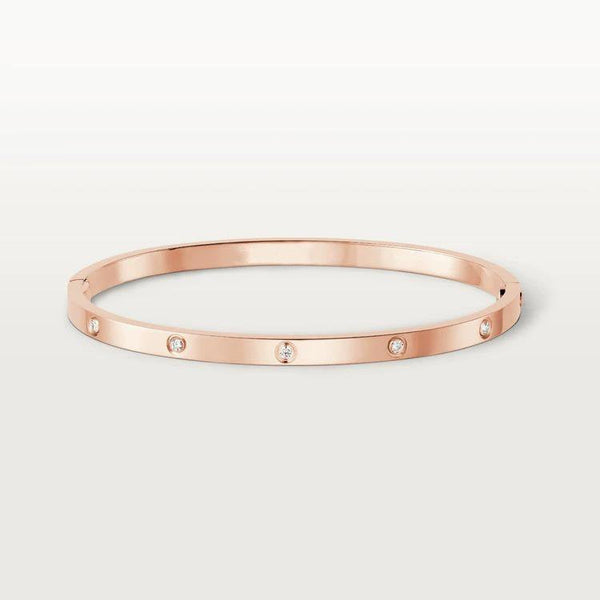 ˇShiny JewelryˇLOVE BRACELET 3.65MM 10 DIAMONDS
