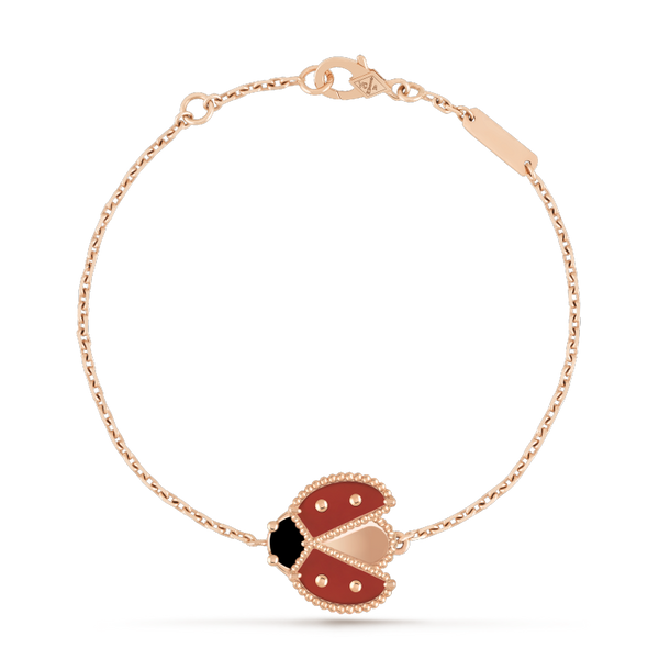 ˇShiny JewelryˇLUCKY SPRING 1 MOTIV ROSÉGOLDARMBAND