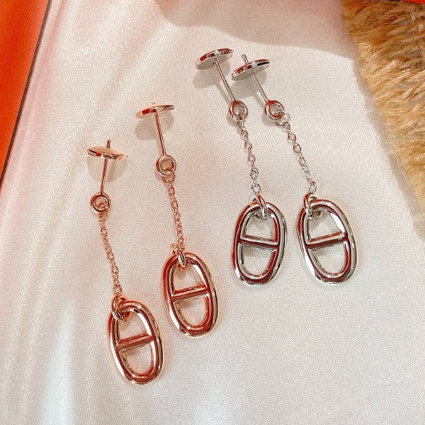 ˇShiny JewelryˇCHAINE TASSEL EARRINGS