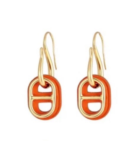 ˇShiny JewelryˇHM O'MAILLON GOLD EARRINGS