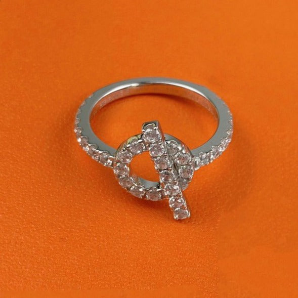 ˇShiny JewelryˇECHAPPEE RING SILBER DIAMANT