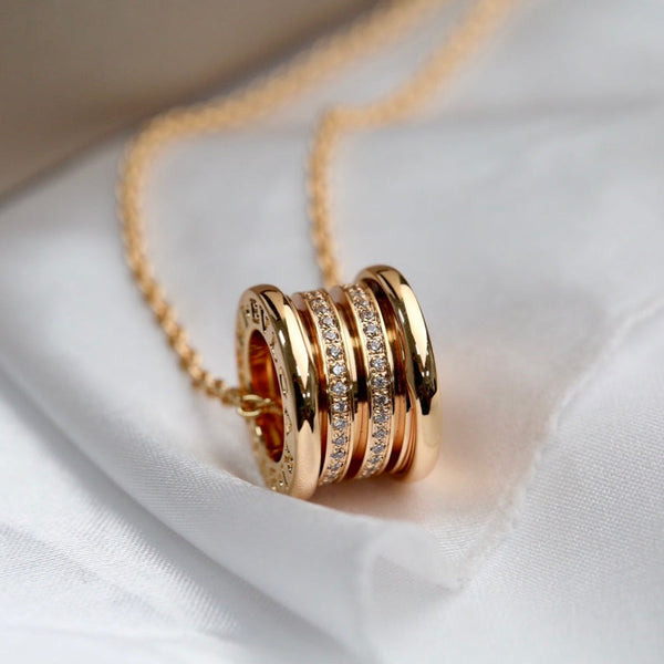 ˇShiny JewelryˇZERO 1 PINK GOLD DIAMOND NECKLACE