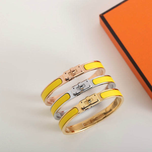 ˇShiny JewelryˇHM KELLY GELBES ARMBAND