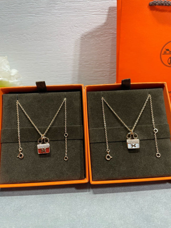 ˇShiny JewelryˇH CIRCE MOISSANITE ANHÄNGER HALSKETTE GOLD