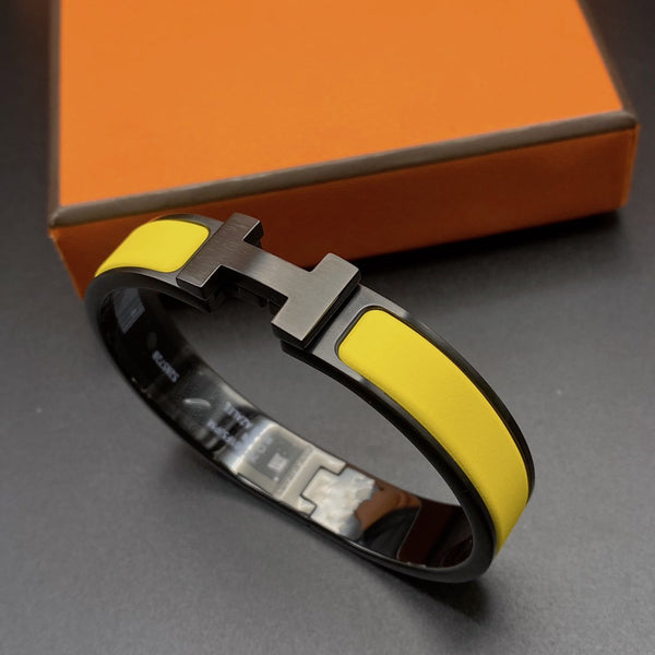 ˇShiny JewelryˇCLIC HM SO SCHWARZ GELB ARMBAND