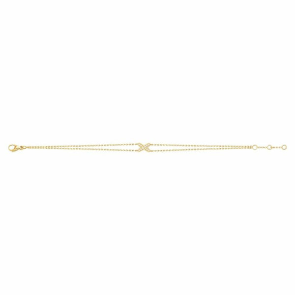 ˇShiny JewelryˇJEUX BRACELET GOLD DIAMOND