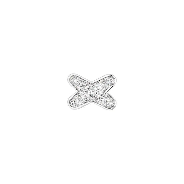 ˇShiny JewelryˇJEUX DE SILVER DIAMOND EARRINGS