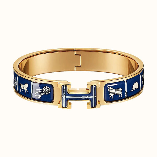 ˇShiny JewelryˇH COUVERTURES DUNKELBLAUES ARMBAND