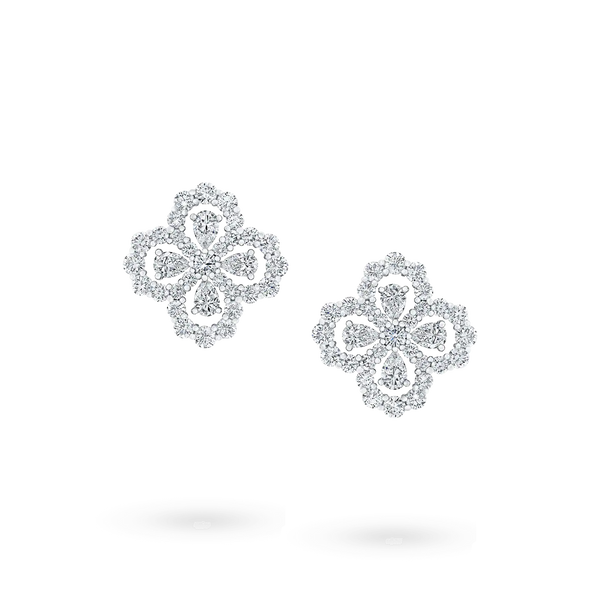 ˇShiny JewelryˇLOOP-OHRRINGE MIT VOLLMOTIV DIAMANT 16MM