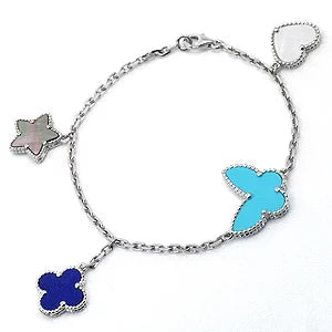 ˇShiny JewelryˇGLÜCKSFRÜHLINGSARMBAND 4 MOTIV