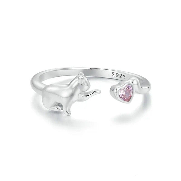[SHINY]Lovely Pet Animals Open Ring Statement Ring